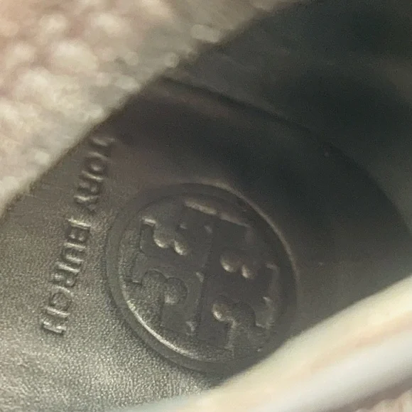 TORY BURCH Linette Smooth Leather Tall Black Wedge Knee High Riding Boots 8.5 - Picture 8 of 16